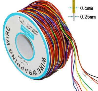 Провод для макетирования 8 цветов Wrapping wire AWG30 недорого