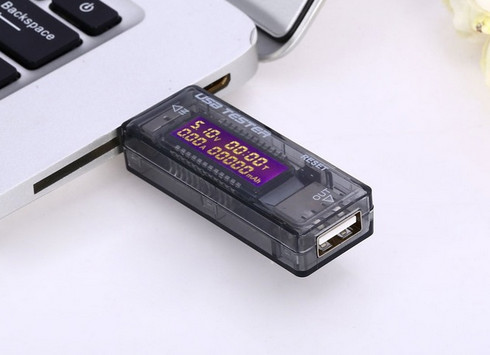 Измеритель емкости в USB измеритель Вольтметр-Амперметр +Емкость мАч