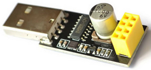 USB интерфейс для модуля ESP8266 WiFi  ESP-01 usbuart недорого